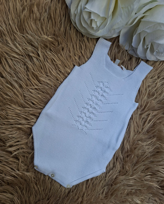 Pagliaccetto Treccia Bianco